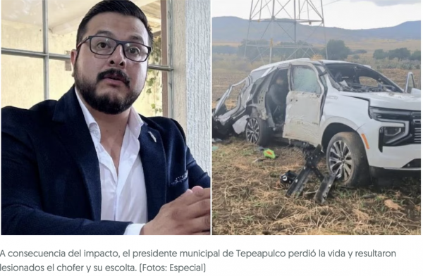 Muere Alfredo González Quiroz: Alcalde de Tepeapulco pierde la vida en accidente automovilístico